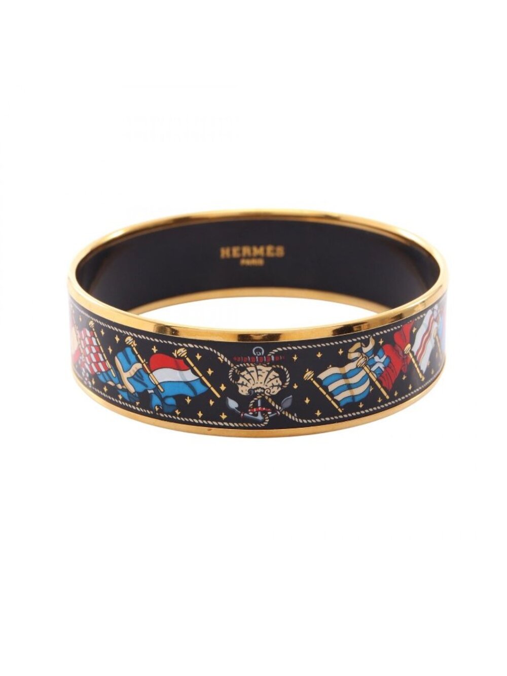 Hermes Bangle Enamel GM Bracelet